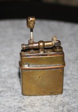 Brass Arm Lift Trench Lighter Military Collectable