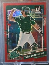 2023 Donruss TYLER SODERSTROM /2023 RED PARALLEL RC #68 MT