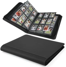 Top Loader Card Binder with Pocket Sleeves for TCG and Sports Cards