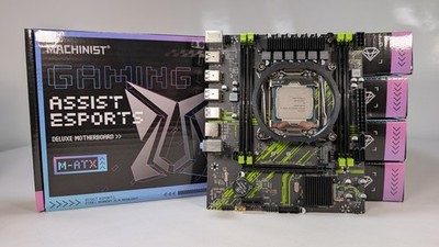MACHINIST X99 PR9 MOTHERBOARD CPU COMBO INTEL XEON E5 2630Lv3 DDR4 NVME NEW