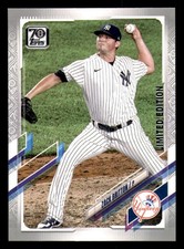 2021 Topps 70th Anniversary Limited Edition #254 Zack Britton New York Yankees