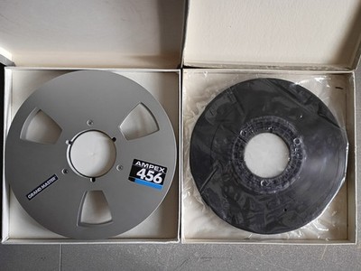 NEW Ampex 456  Grand Master 1/2'' Pancake Reel & Take Up Reel