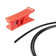 PTFE Air Hose Tire Kit 2mm ID 4mm OD 1M Length Black