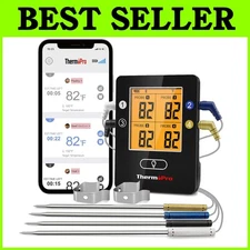 Smart Alarms & Timers, Rechargeable Smoker Thermometer