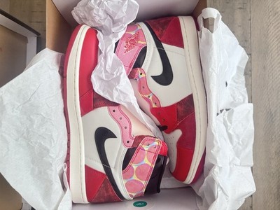 Jordan 1 High OG x Spider-Man: Across the Spider-Verse Mens US 10.5 Chicago MINT