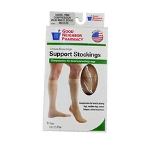 Good Neighbor Pharmacy Unisex Knee High Support Stockings Firm Size M