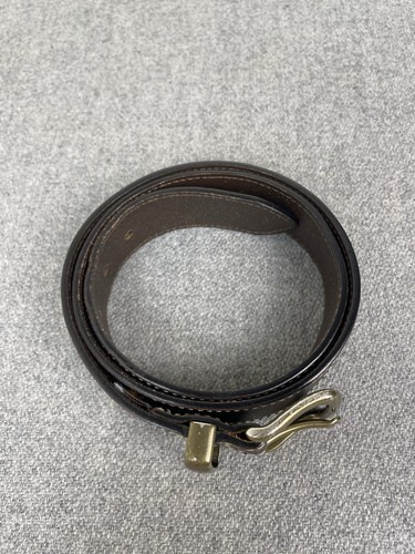 Cintura uomo Carhartt in pelle marrone con fibbia regolabile taglia 36 - Foto 2 di 5