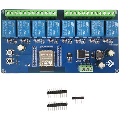 8 Kanal Relais WiFi BT BLE Relais Relais Anzeige LEDs IO0 Programmierbare Taste