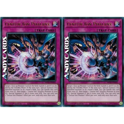 CENTUR-ION PHALANX 2x (Centur-Ion Falanx)   Ultra R   MP25 EN295   1Ed   Yugioh