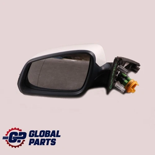 BMW F10 F11 LCI Wing Mirror Heated Left N/S Door Alpine White - 300 7350641