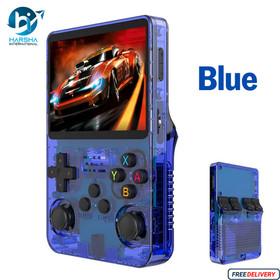 R36S Retro Handheld Video Game Console 64GB 20,000+ Games 3.5 Inch IPS Screen US