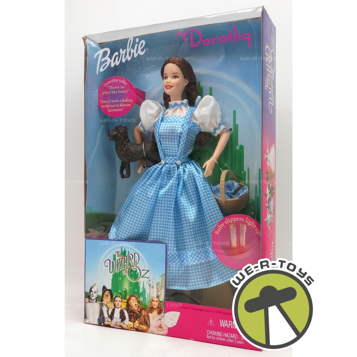 Barbie As Dorothy in The Wizard of Oz Doll With Toto 1999 Mattel