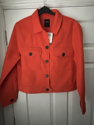 Large Ladies Jacket Calliope Orange BNWT stylish fantastic Look