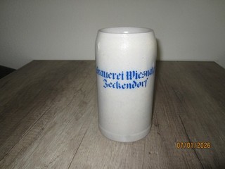 Alter Brauereikrug der Brauerei Wiesneth Zeckendorf bei Bamberg