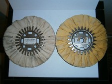 2 Airway Buffing Wheels Yellow Treated and White Untreated Brand New