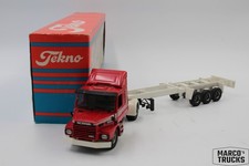 Tekno Scania 143M 450 Container-Semi-trailer red/white without Container 1:50 /T