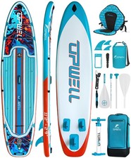 UPWELL 11  6  /11'2  /11'/10'8  /10'6  /10'2  Inflatable Stand Up Paddle Board wit...