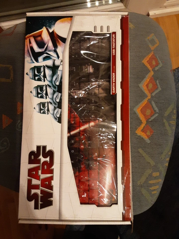 Star Wars USB-Tastatur Darth Vader Neu OVP für Sammler
