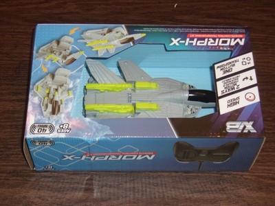 Morph-X Remote Control Transforming Jet By XVB 40 MHz One Button Transform