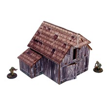 WW2 Ostfront Barn - Pre Painted MDF Scenery - Bolt Action Micro Art Studios