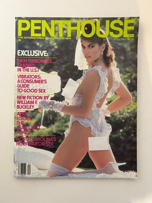 Penthouse April 1986 Woman in Lingerie Magazine Men's Adult Vintage