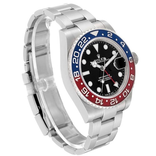 Rolex GMT-Master II Pepsi Black Dial Oyster Steel 40mm Men's Watch 126710BLRO - Picture 7 of 10