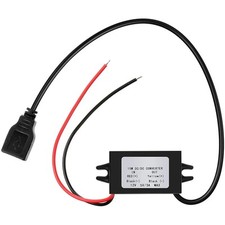 Weewooday 12v to 5v Dc Converter Buck Module USB Output Power Adapter Dc Car...