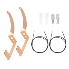 2pcs Steering Wheel Shoe Horn Connector With Wires Terminals For Honda Civic Crx