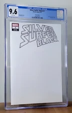 Silver Surfer: Black #1 Sketch Edition (2019) CGC 9.6 WPs, Blank Variant Key