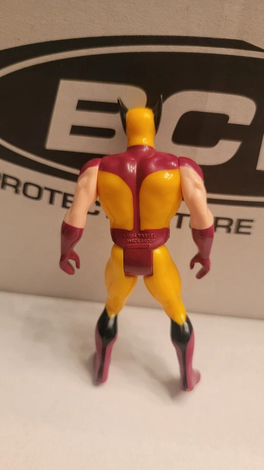 Vintage PVC Marvel Comic Figures: Secret Wars Wolverine, 1979 Hulk, The Thing - Image 3 of 4