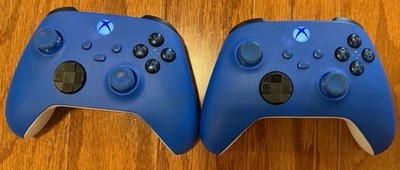 2 Microsoft Xbox Wireless Controller Blue/White/Black Xbox Series X|S Xbox One