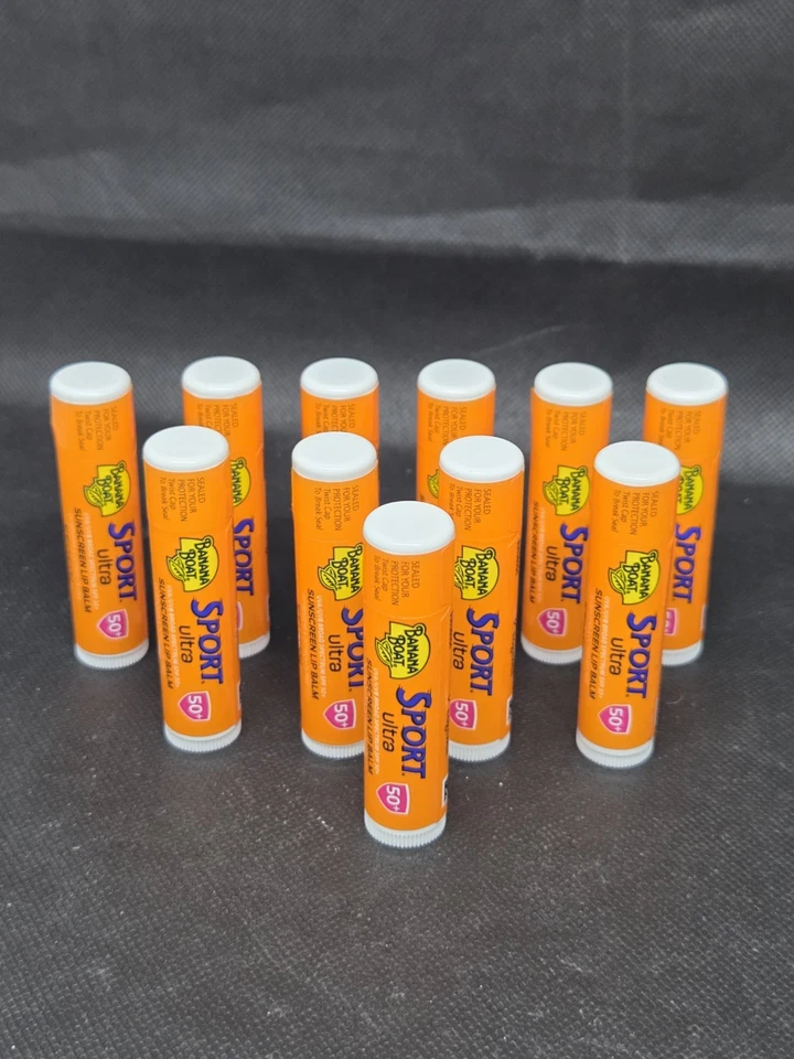 Lote de 11 Bálsamo Labial Protector Solar Ultra Deportivo Banana Boat FPS 50 Foto 2 de 4