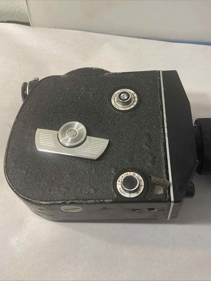 Cámara de película Krasnogorsk-3 16 mm Meteor 5-1 lente bayoneta URSS de colección sin probar Foto 3 de 4