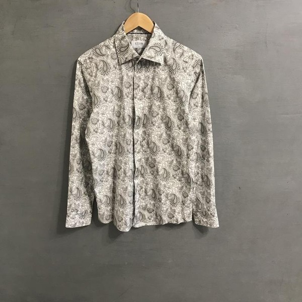 Camicia Uomo Eton Multicolor Cotone 36 / S / 44