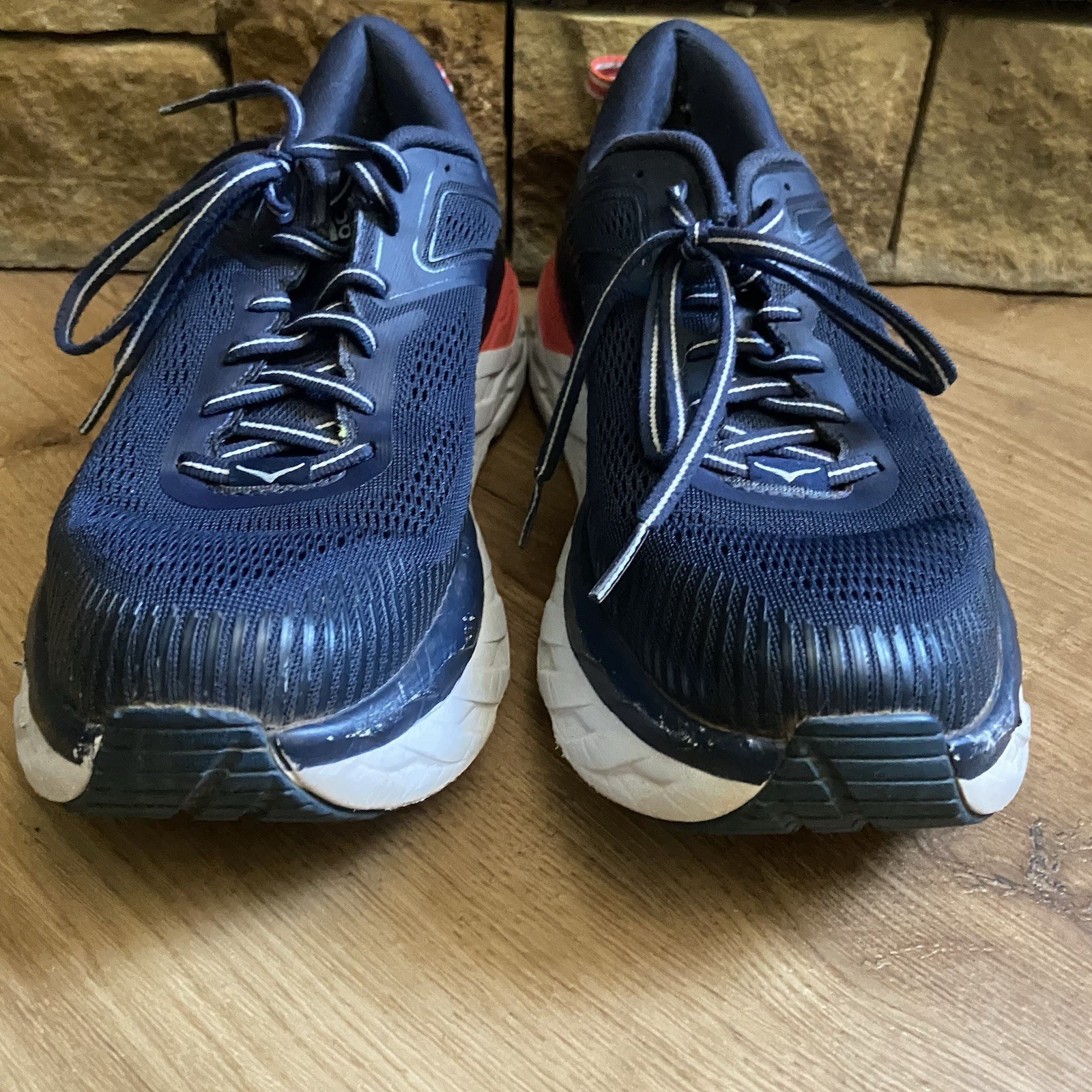 Hoka One W Bondi 7 Women's Size 9.5 Running Athletic Shoes Blue 1110519 Bibbl thumbnail 4