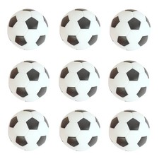 Pack of 9 Foosball Balls Mini Soccer Balls - Small Soccer Ball Replacements f...