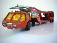 Matchbox Super Kings: Articulated car transporter, good order, made in England