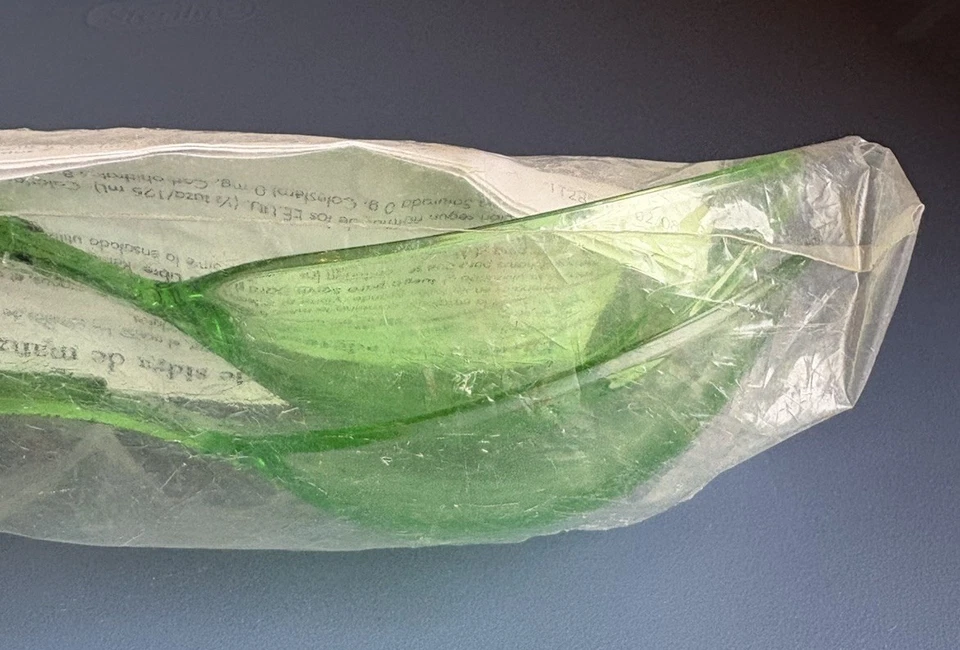 Pampered Chef Outdoor Serving Set 2829 Green Plastic Serving Spoon Fork - Image 3 of 4