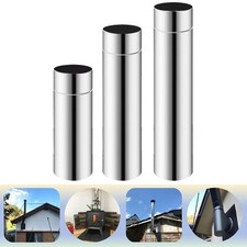 2.3in Stainless Steel Stove Pipe Chimney Flue Liner-Rigid Multi Fuel  20-40cm