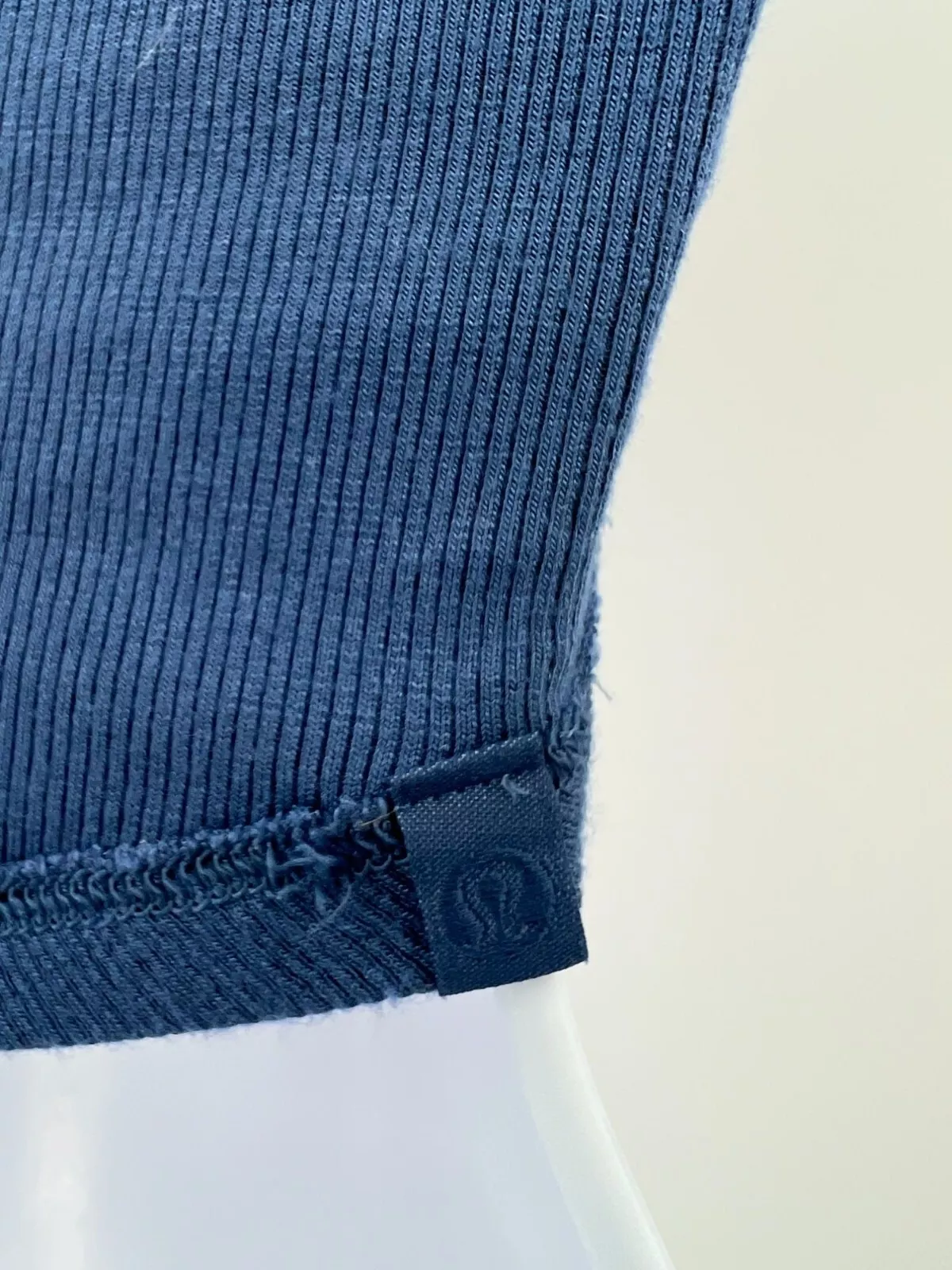 lululemon ribbed modal blend cropped tank-top