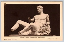 Postcard British Museum Elgin Room So-called Thesus East Pediment of Parthenon