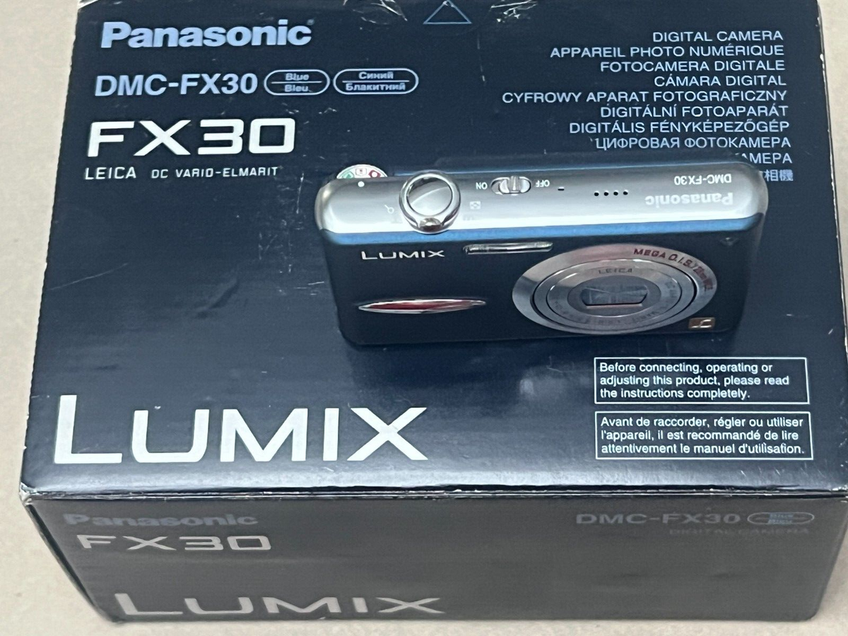 Panasonic LUMIX DMC-FX30 7.2 MP Digital Camera - Blue 37988986378