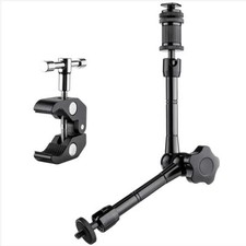 11" Articulating Magic Arm w/ Super Clamp for Camera LCD Monitor LED Video Light