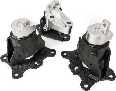 Innovative 04-08 Acura TL J-Series Black Steel Mounts 75A Bushings (Non-Hydrauli