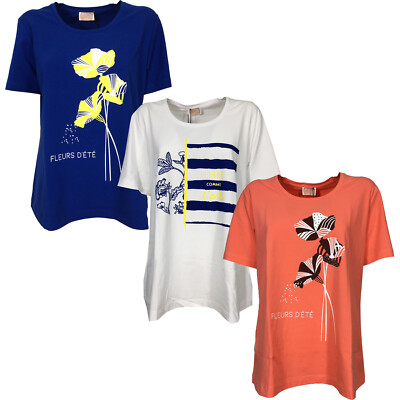 PERSONA by Marina Rinaldi Linie N.O.W Damen T-Shirt 21.7972022 VANTO 92% Baumwolle