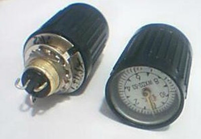 1pcs 10 Turns Dial Pointer Potentiometer WXD2-53 5K1 5.1K ohms