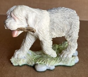 Vintage Holland Studio Craft English Sheepdog. Staffordshire, England. 1987