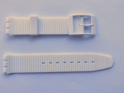 SWATCH STRAP x CHRONO WHITE HORSES - SCW100 1990 NEW TOTAL WHITE NUOVO VERY RARE