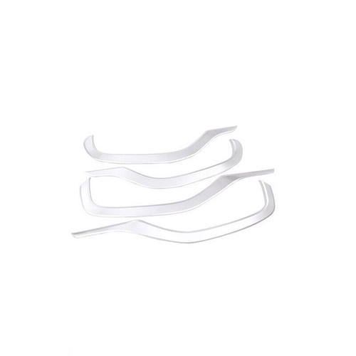 For Mercedes-Benz GLC 2016-2021 Silver ABS Interior Door Panel Cover Trim 4PCS - Picture 5 of 10