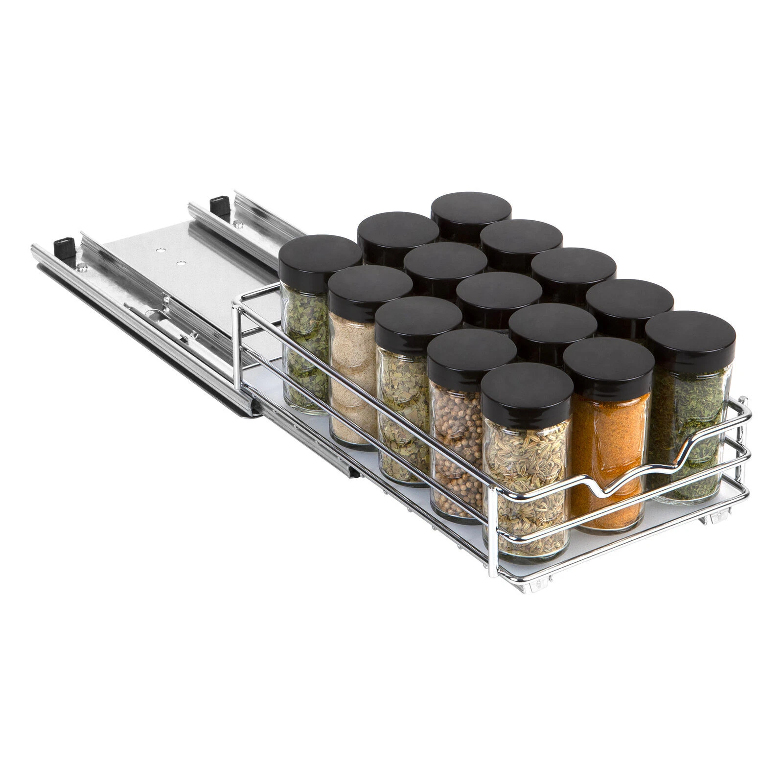 Spice Rack Pull Out Organizer for Cabinet, Seasoning Bottle Storage
Opens in a new window or tab